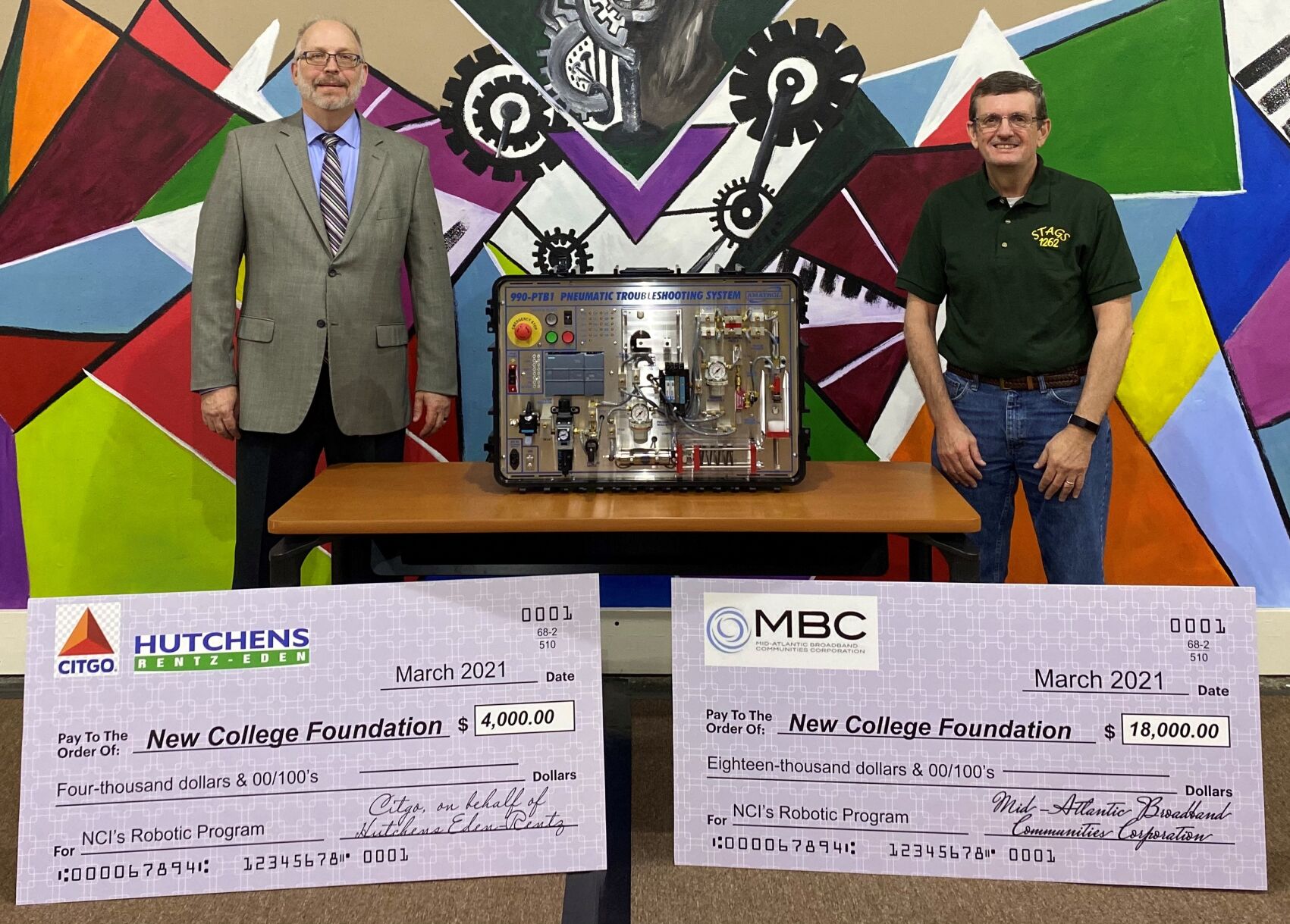 NCIF robotics donations
